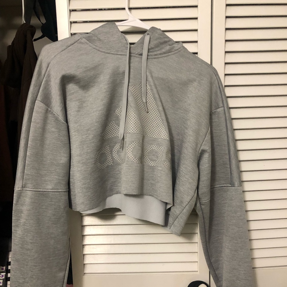 Adidas Cropped Hoodie